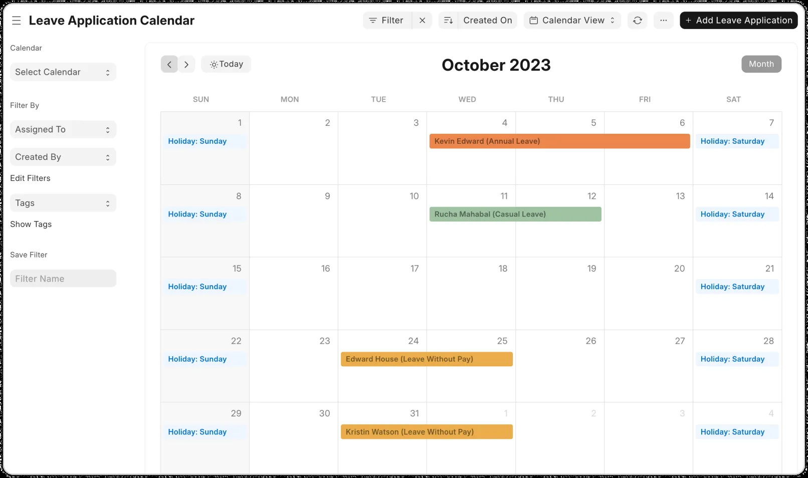 Compliance Calendar
